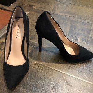 Call It Spring Black Pointed Heels